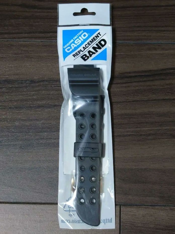 G-SHOCK GW-225A-1フロッグマン 純正ベルト 黒金 ゴールド