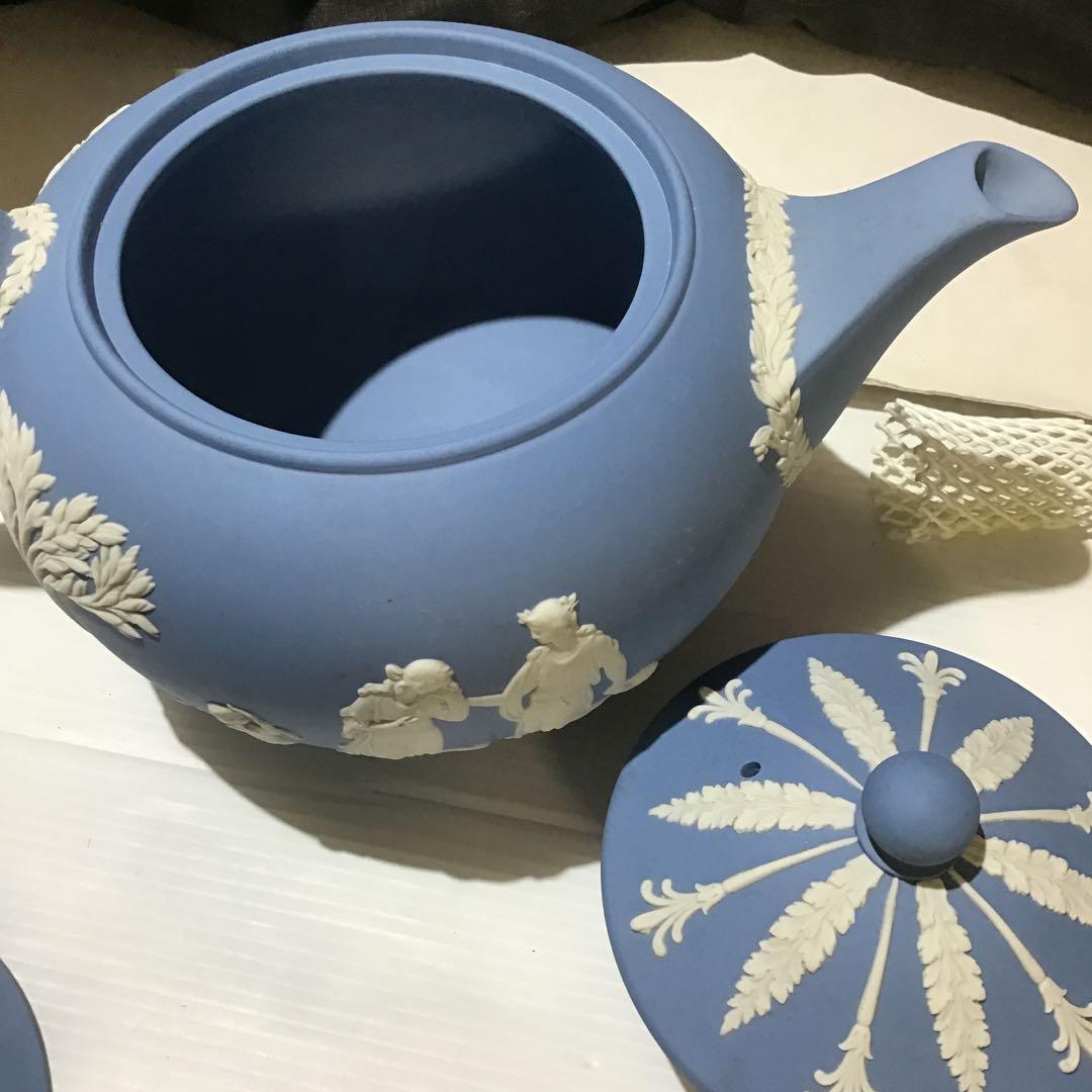 新品同様ウェッジウッド ジャスパー デミタスコーヒーセット ジャスパーウェア