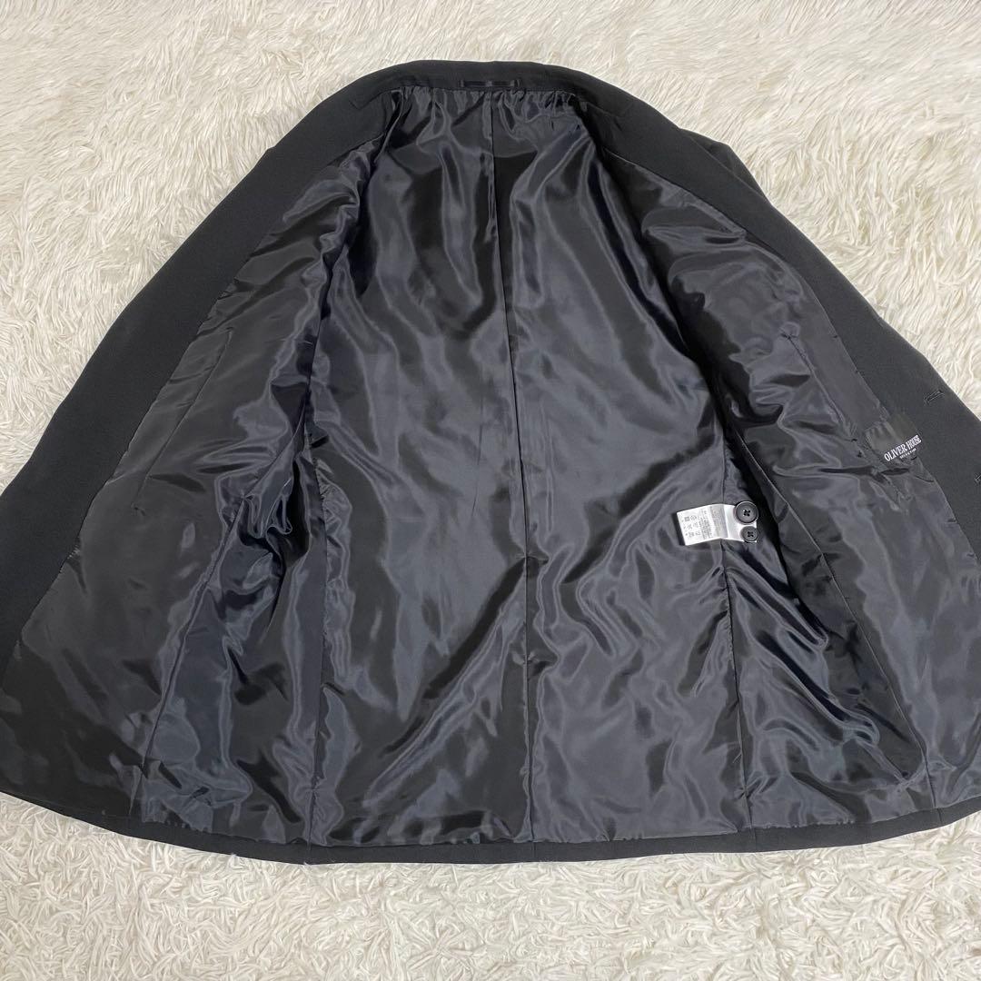 極美品✨オリバーハウス フォーマルスーツ5点セット　男の子170cm 黒