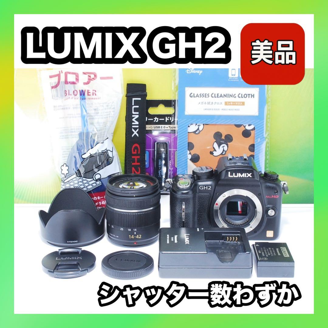 美品✨シャッター数わずか✨LUMIX DMC-GH2 レンズキット スマホ転送