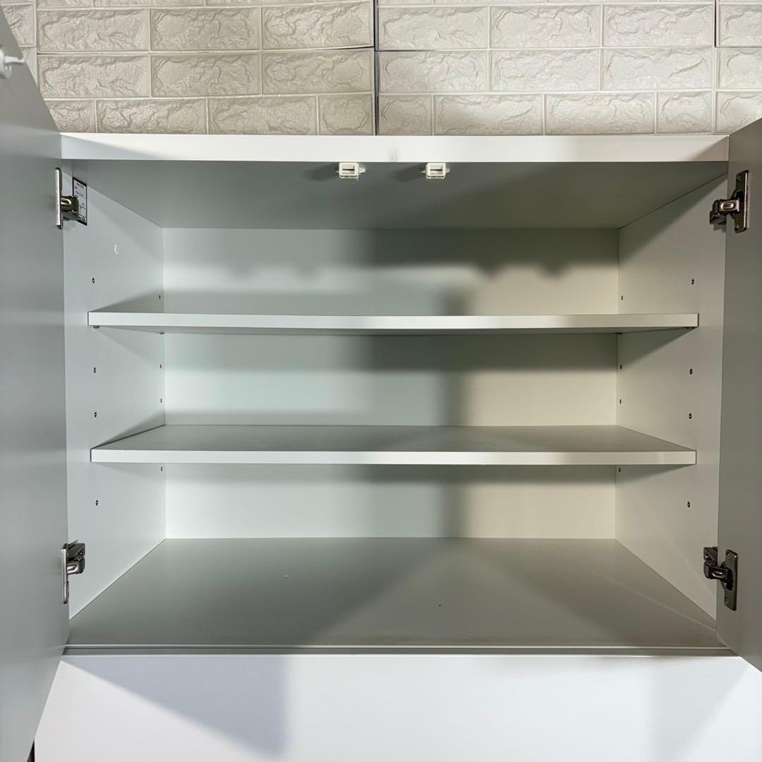 リビングハウス キッチンボード カップボード アクアキッチン 食器棚 C081