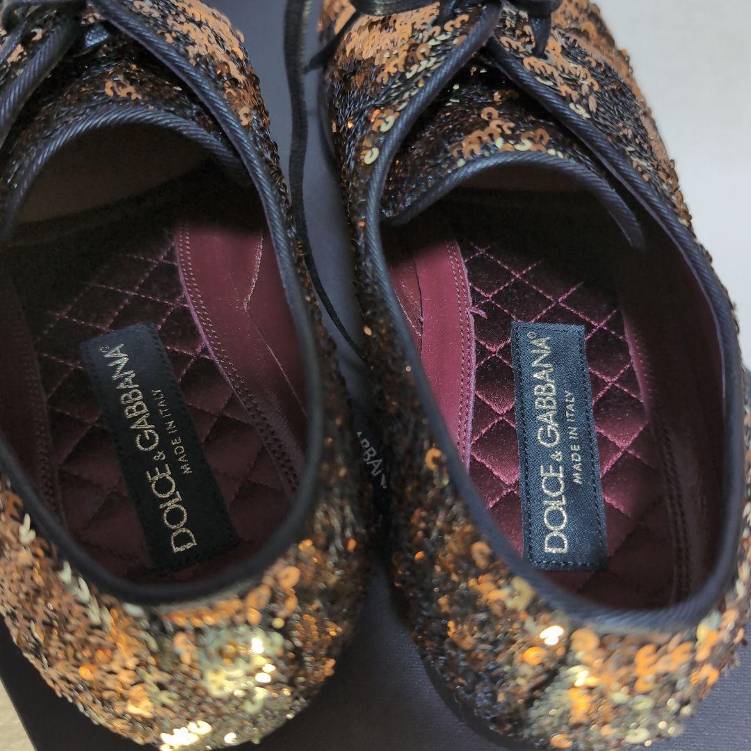 美品❀D＆G豪華絢爛❀スパンコールドレスレザーシューズ