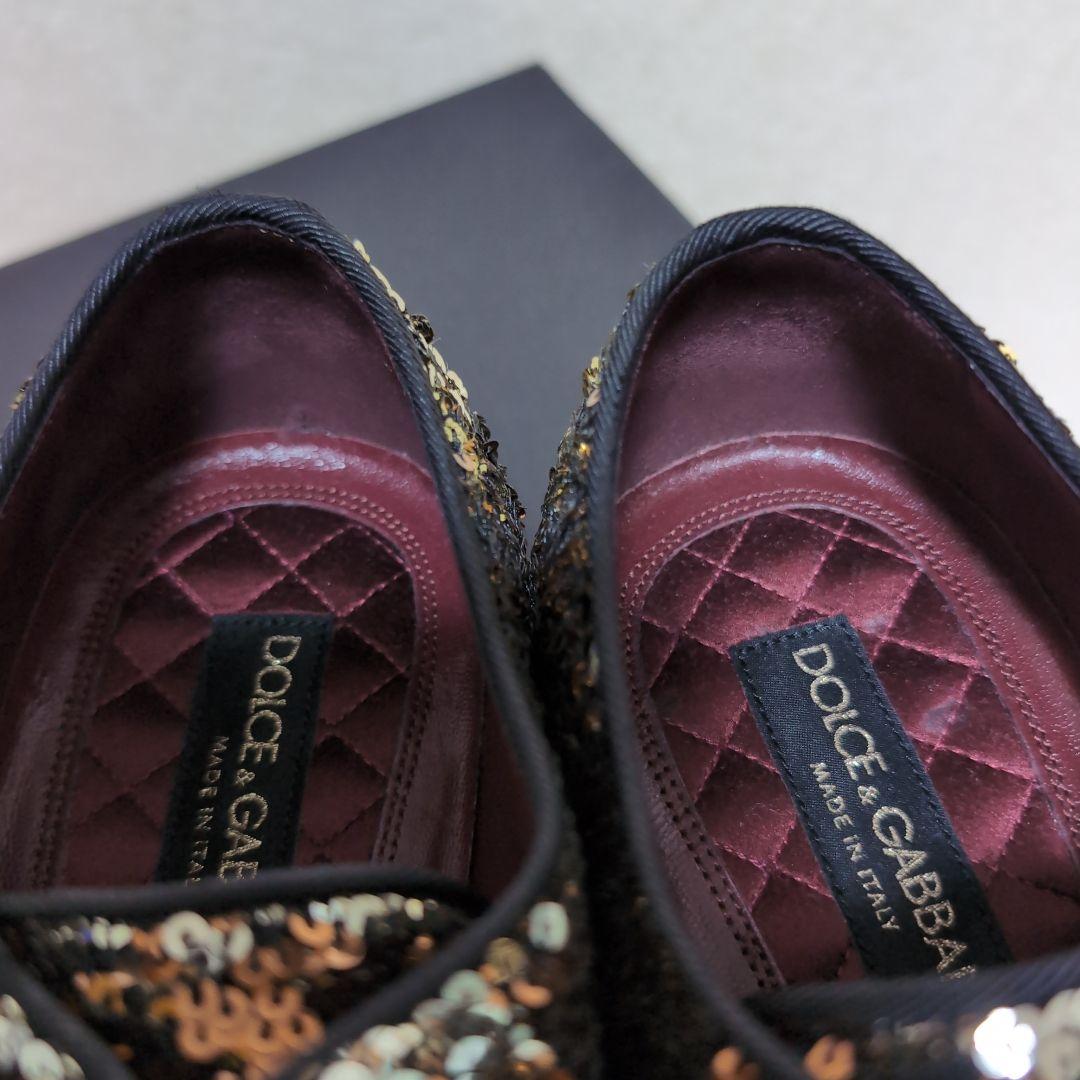 美品❀D＆G豪華絢爛❀スパンコールドレスレザーシューズ