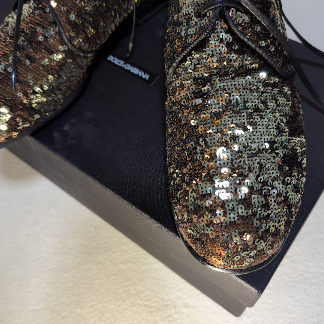 美品❀D＆G豪華絢爛❀スパンコールドレスレザーシューズ