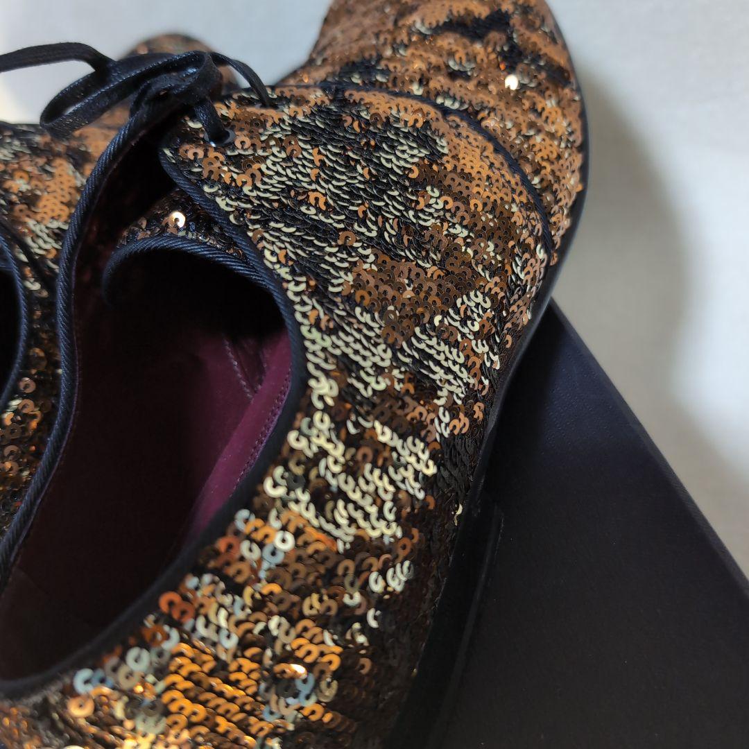 美品❀D＆G豪華絢爛❀スパンコールドレスレザーシューズ