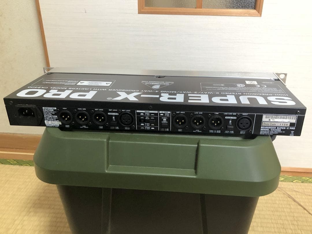 【完動品】Behringer CX3400 ベリンガー　チャンネルデバイダー