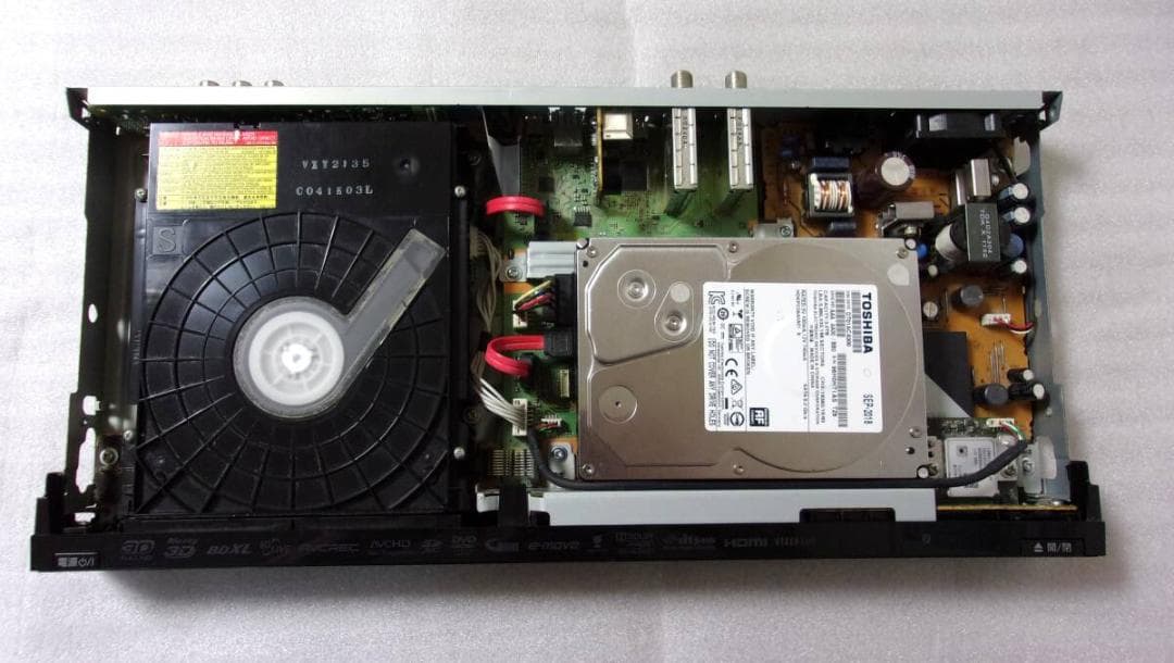 動作品（3TB増量換装）Panasonic DMR-BZT600/3番組同時録画