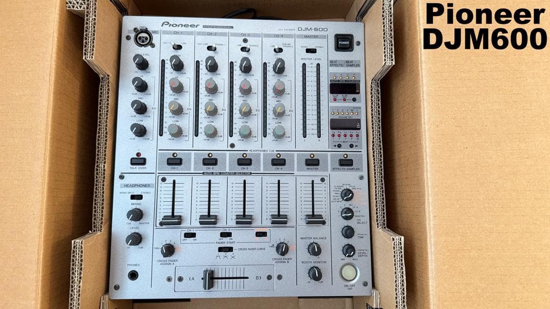 Pioneer DJM600 名機（美品/可動品/箱あり）