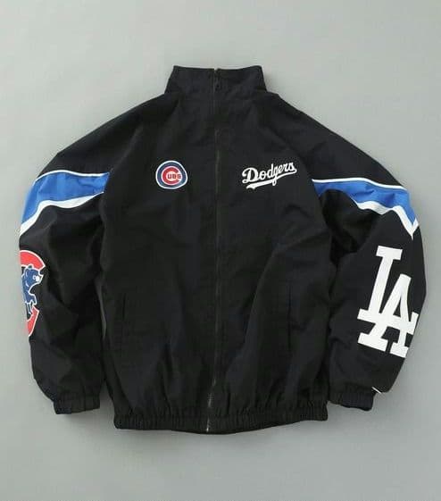 MOMO着用 配色ナイロンジャケット MLB東京シリーズ