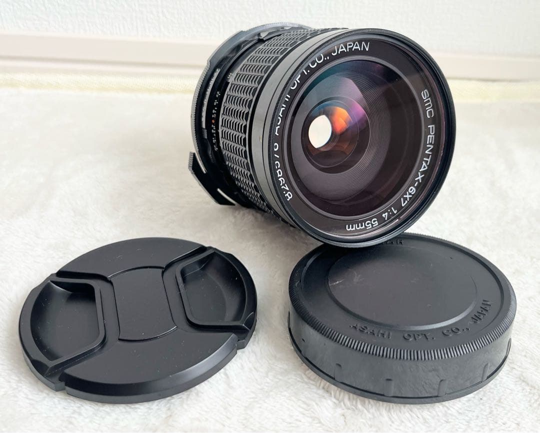 【美品】ペンタックス 中判レンズ Pentax6x7 SMC 55mm F4