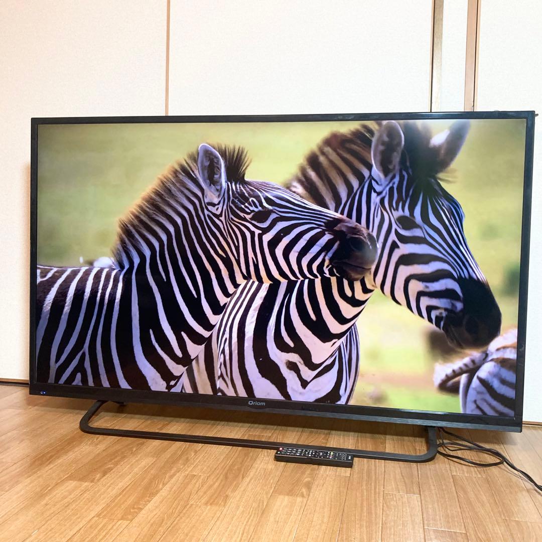 美品 山善 4K 60インチ テレビ QRIOM QRS-60U4K 2018年