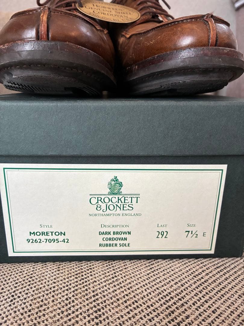 Crockett＆Jones MORETON ウイスキーコードバン