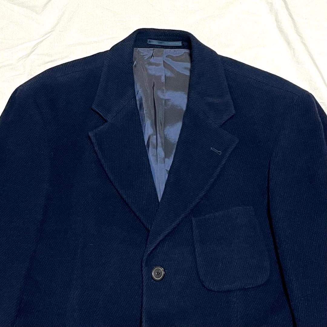 【美品XL】ヒューゴボス テーラードジャケット　大きいサイズ　アウター　美品　紺