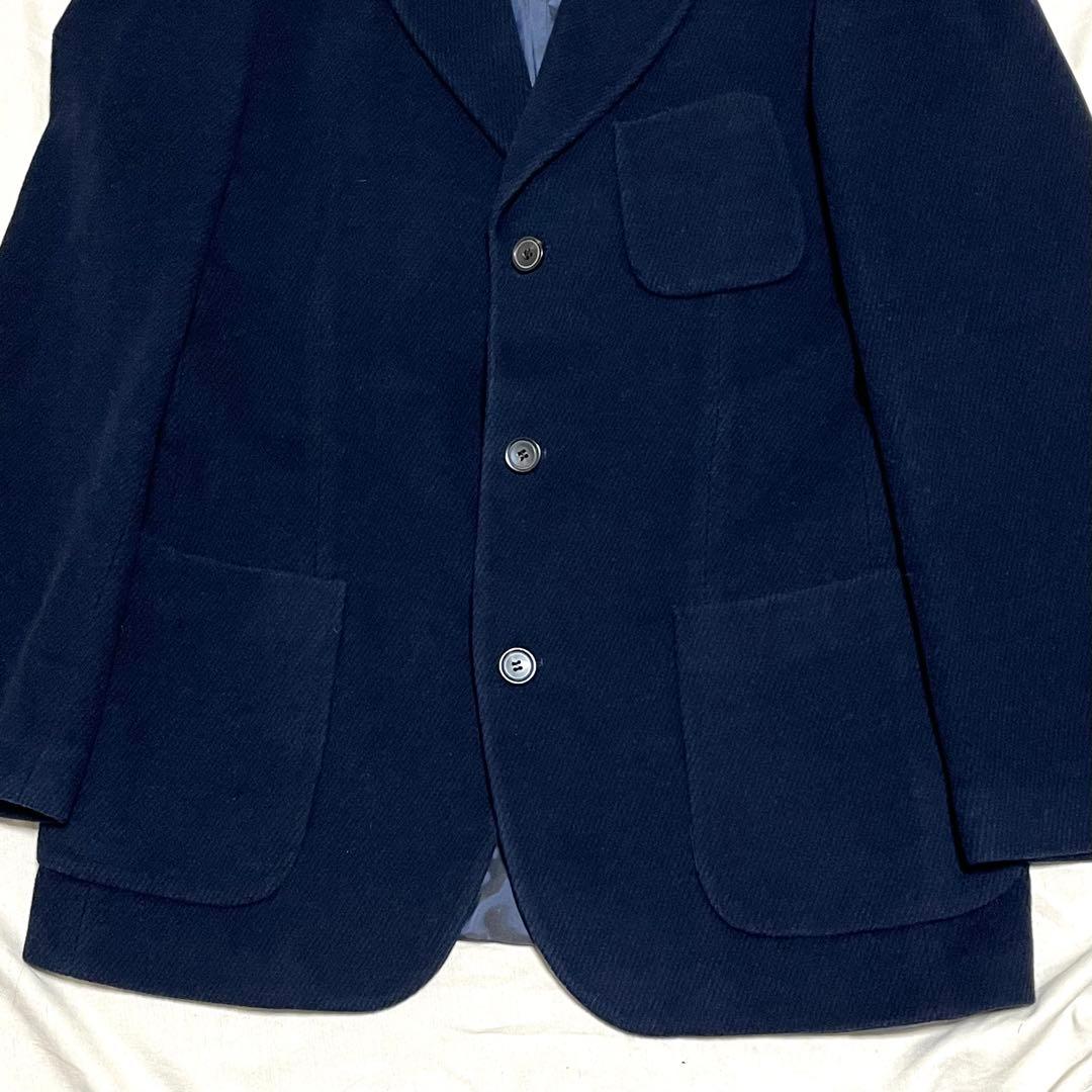 【美品XL】ヒューゴボス テーラードジャケット　大きいサイズ　アウター　美品　紺
