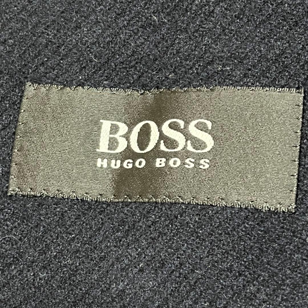 【美品XL】ヒューゴボス テーラードジャケット　大きいサイズ　アウター　美品　紺