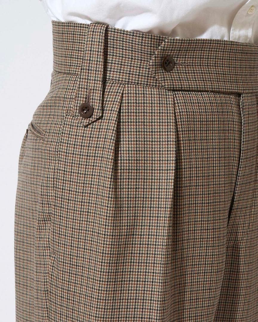 TANGENT HENRY ウォッシャブルウールトラウザース