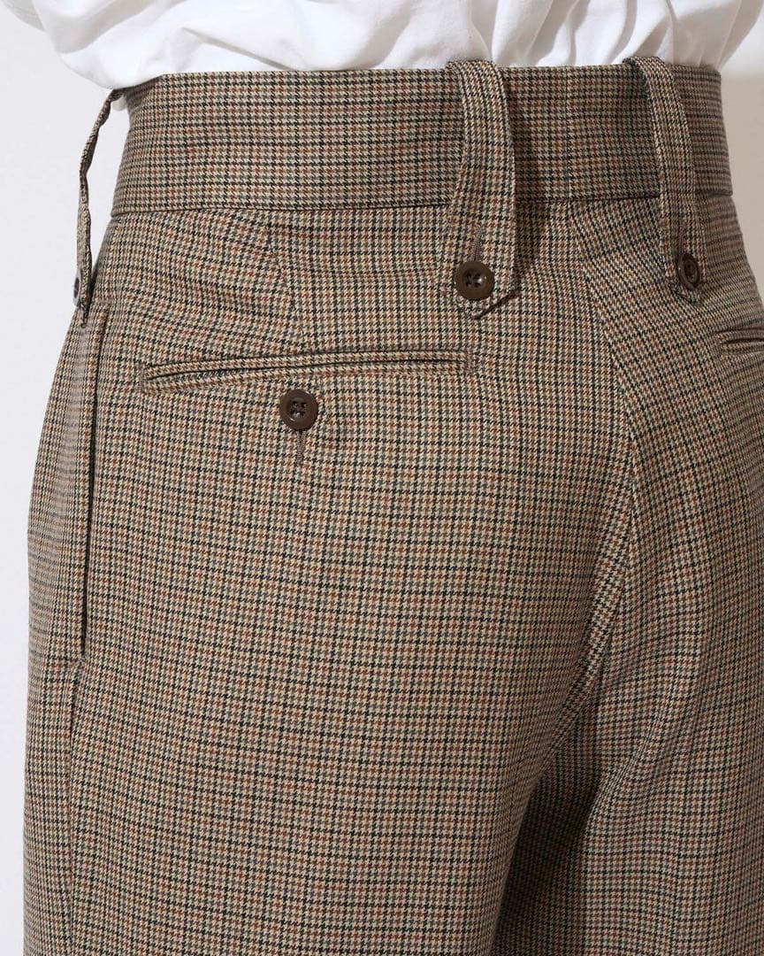 TANGENT HENRY ウォッシャブルウールトラウザース