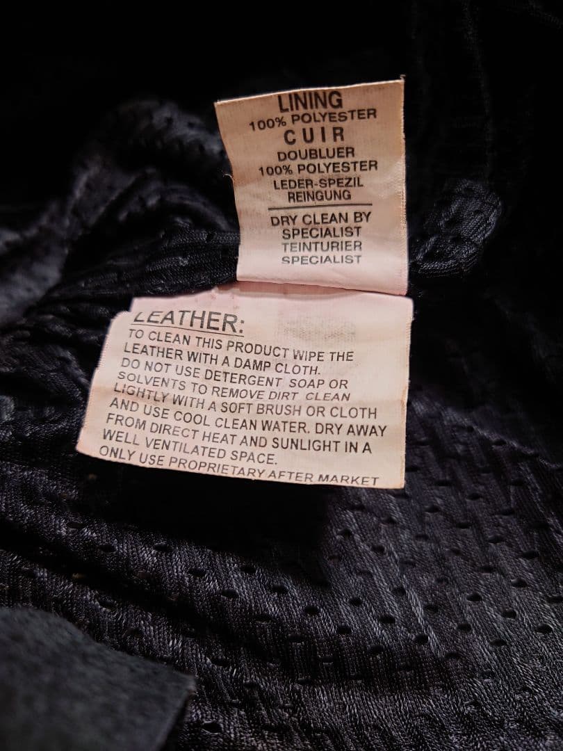 【メンテ済 34】Clooney P04 美品 本革レザーパンツ　プロテクター付