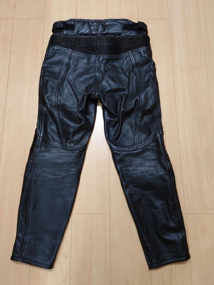 【メンテ済 34】Clooney P04 美品 本革レザーパンツ　プロテクター付
