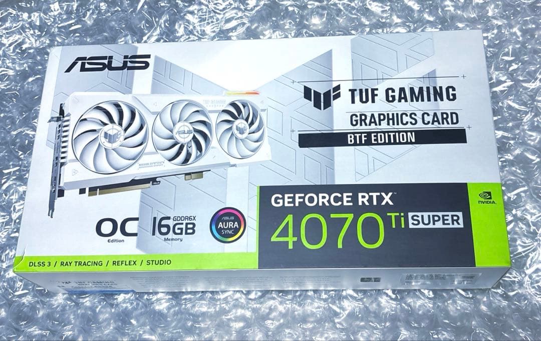 展示品 TUF GAMING rtx4070ti super16GB BTF