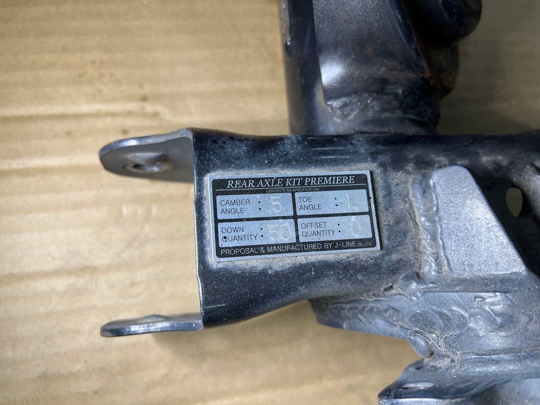 J-LINE MH23S リアアクスル