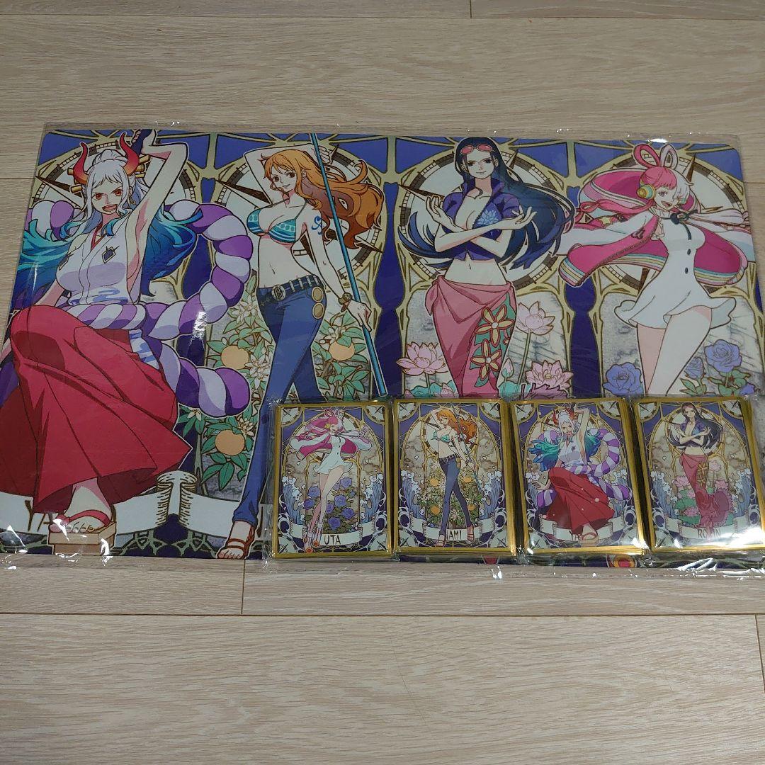 混沌の女神様 ワンピース ミュシャ風 スリーブ プレイマット セット