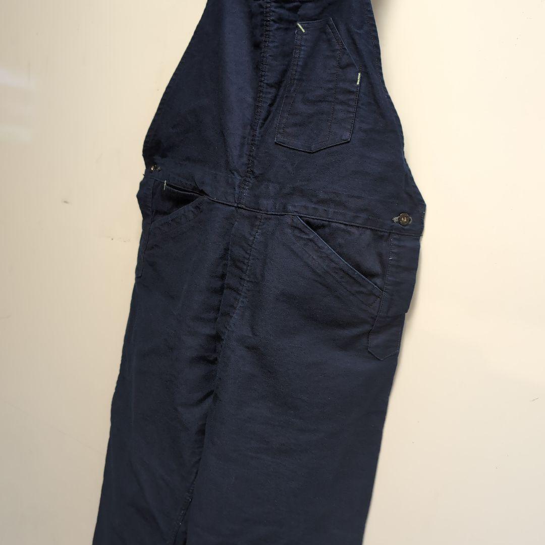 No1 Overalls flat twill indigo ポストオーバーオー