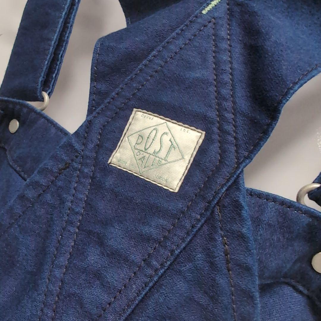 No1 Overalls flat twill indigo ポストオーバーオー
