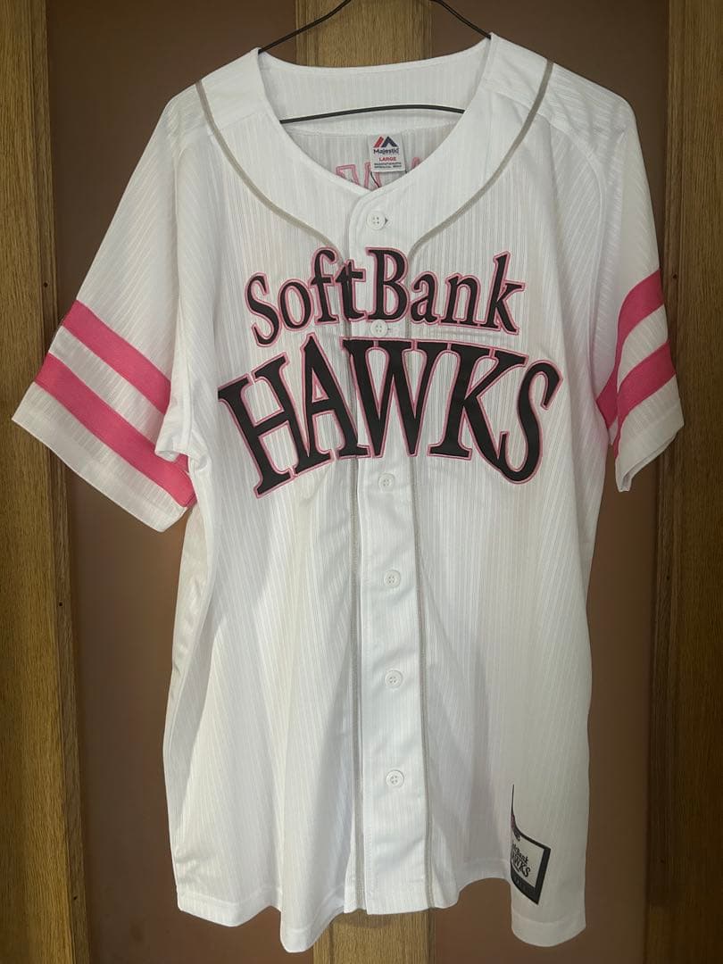 ソフトバンクホークス 今宮健太 タカガール ピンクフル ユニフォーム L