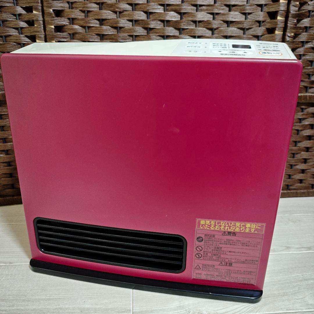 【美品】リンナイ RC-M2401E ガスファンヒーター 都市ガス用 レッド