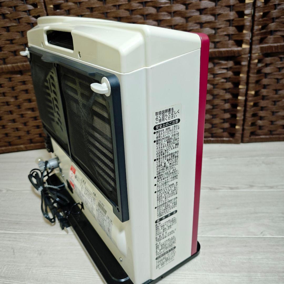 【美品】リンナイ RC-M2401E ガスファンヒーター 都市ガス用 レッド