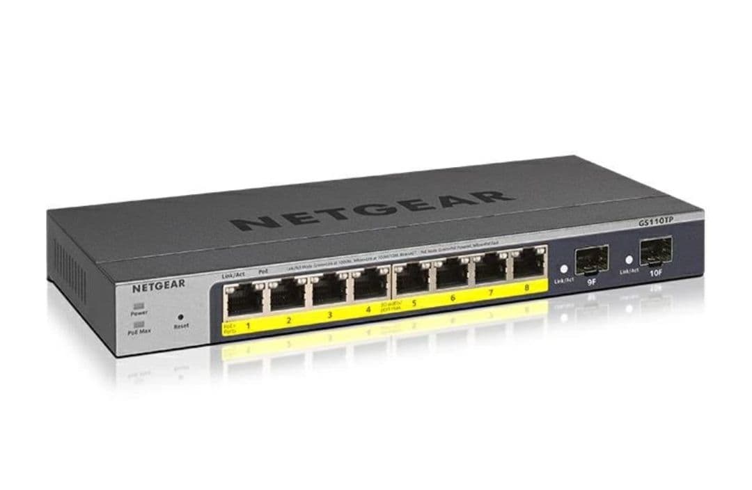 【未開封】ネットギア8ポート SFPx2 PoE+ GS110TP-300AJS
