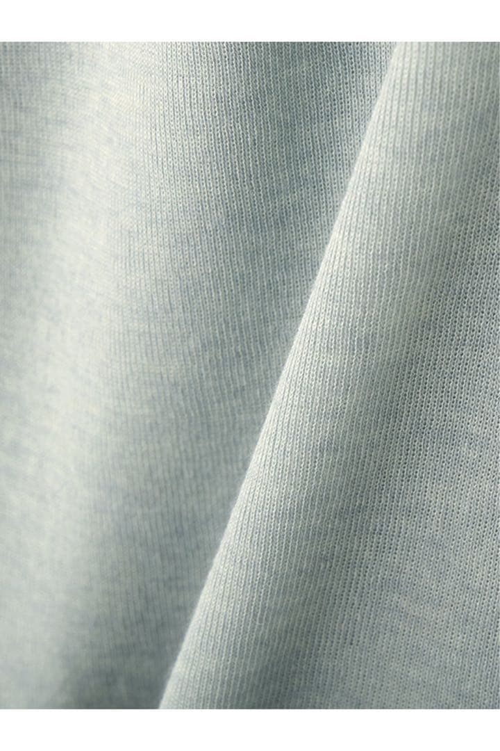 新品タグ付未開封 ETRE ウールフライスヘンリーネックプルオーバー 新作ブルー