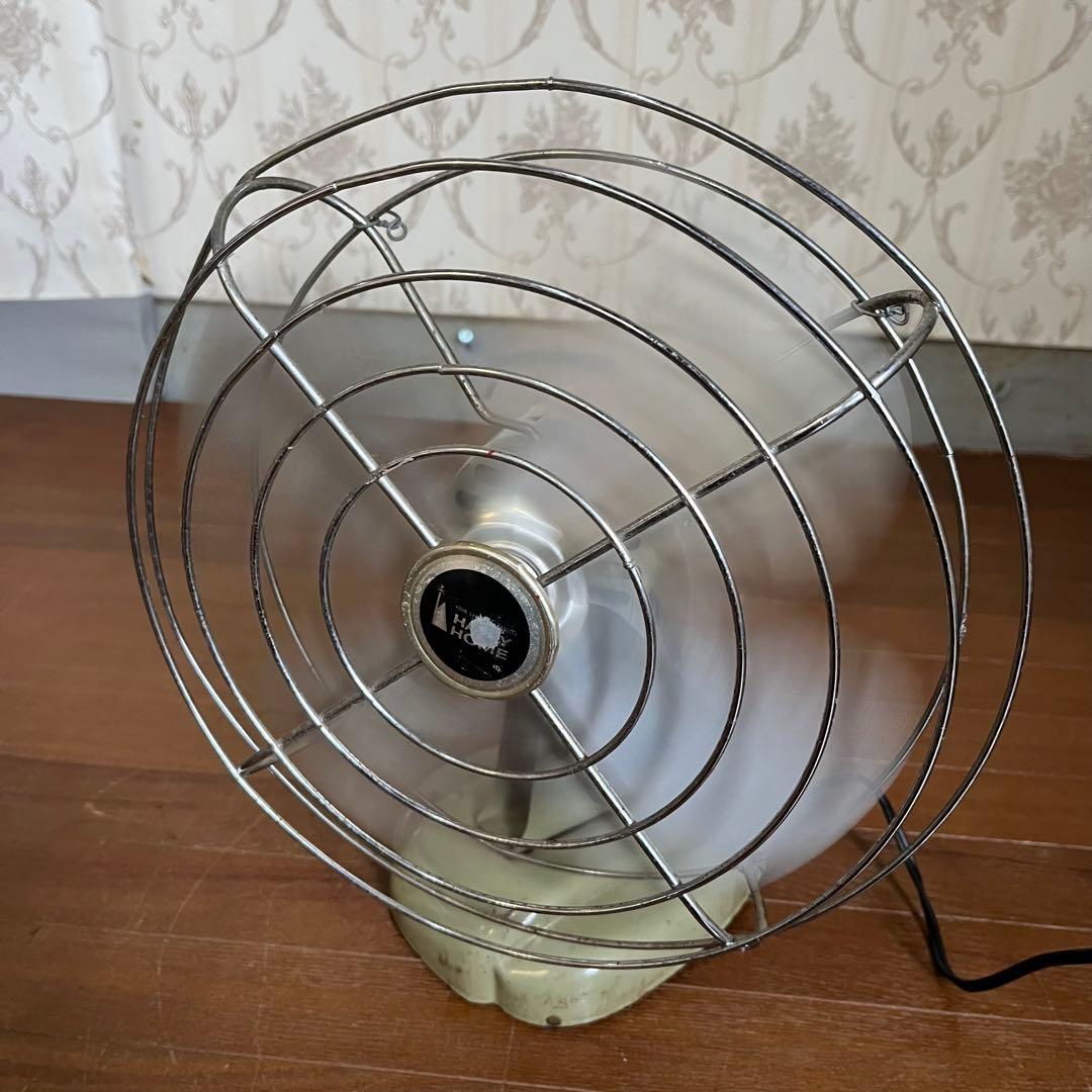 【アンティーク】昭和レトロ 扇風機 スチール ファン アイアン インダストリアル