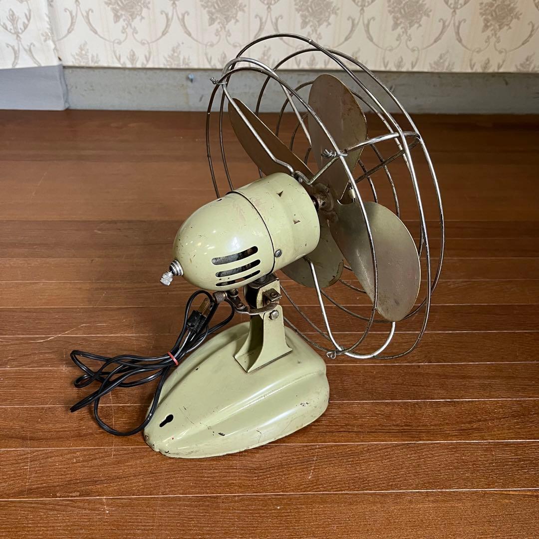 【アンティーク】昭和レトロ 扇風機 スチール ファン アイアン インダストリアル