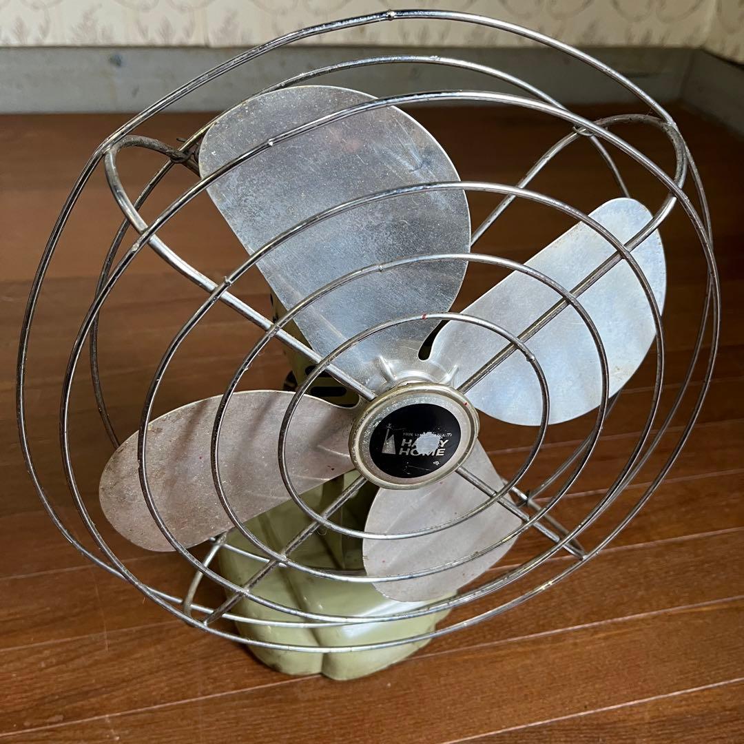 【アンティーク】昭和レトロ 扇風機 スチール ファン アイアン インダストリアル