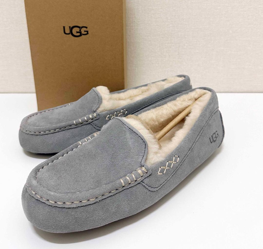 新品 25cm ★ UGG アグ ANSLEY アンスレー グレー モカシン