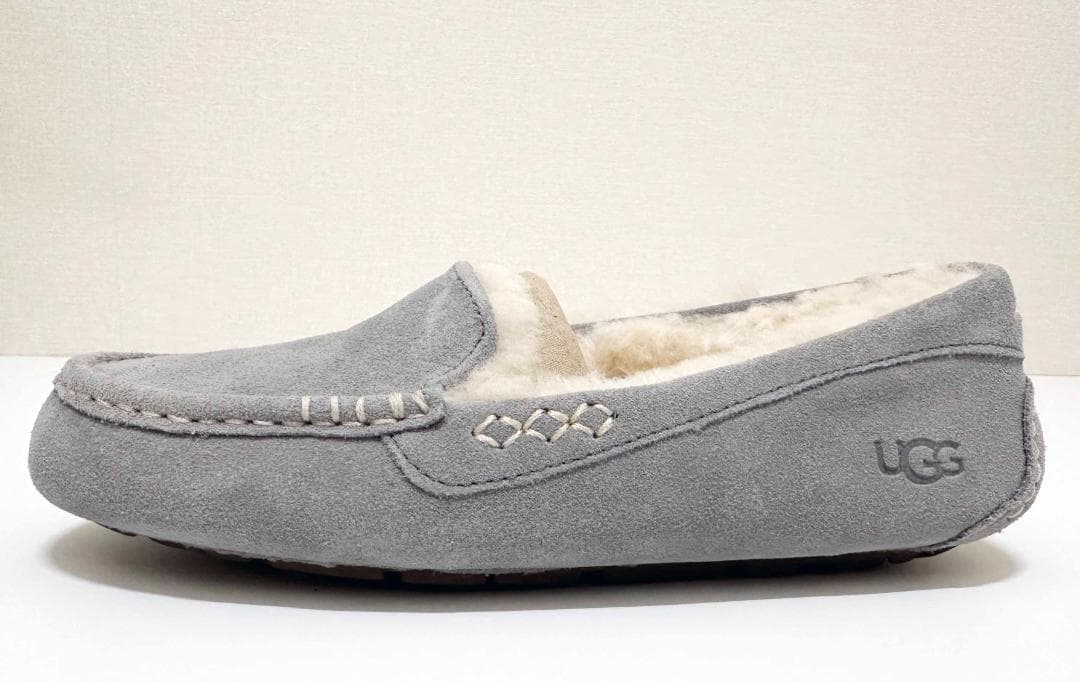 新品 25cm ★ UGG アグ ANSLEY アンスレー グレー モカシン