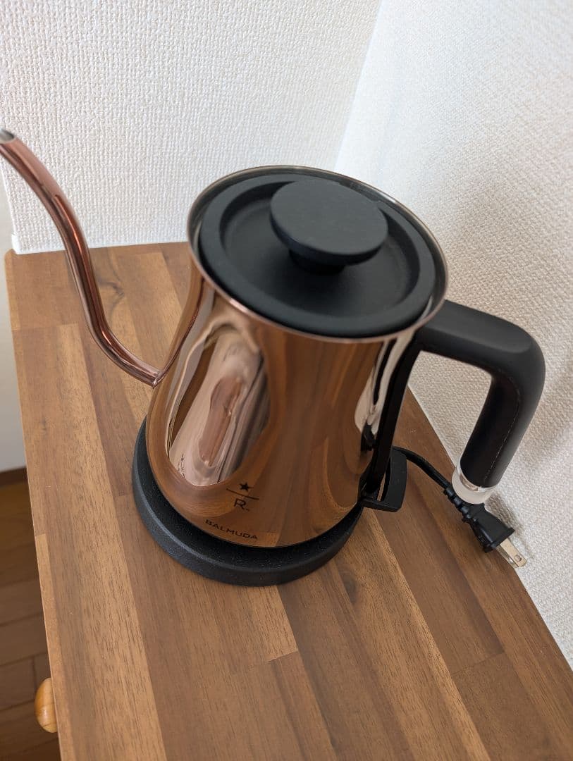 【スタバコラボ】BALMUDA　バルミューダ　電気ケトル　スターバックス　270