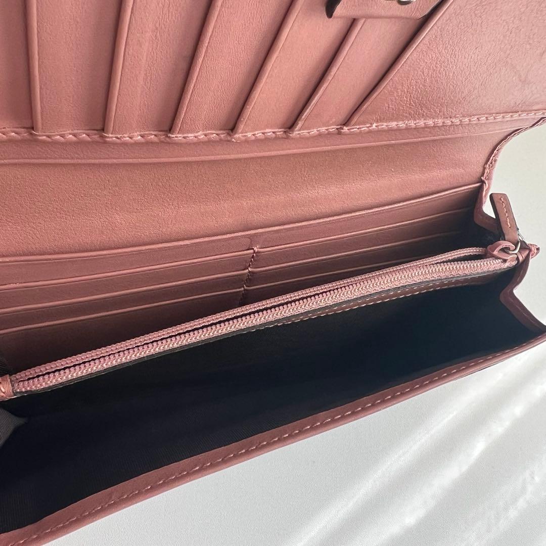 11 極上美品 GUCCI グッチ マイクロシマ 2つ折り 長財布