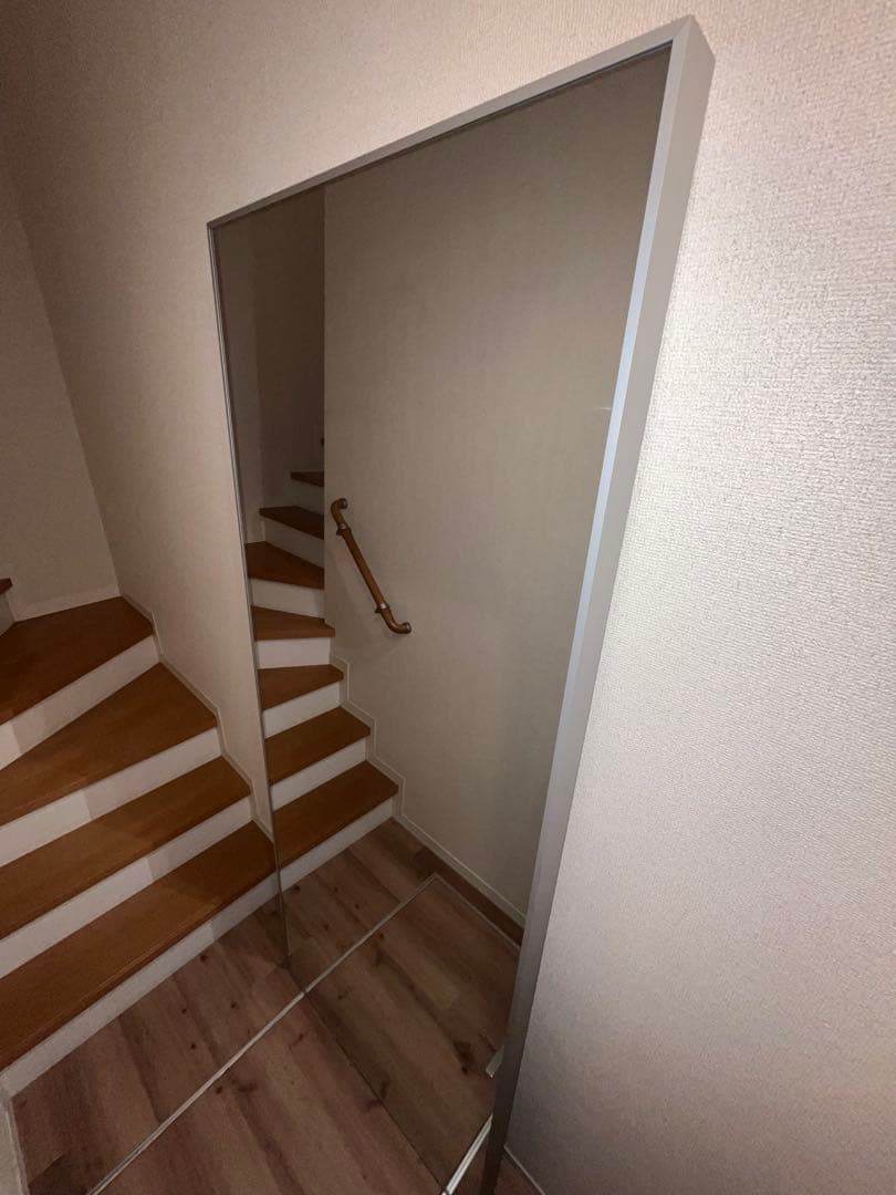 IKEA hovet ミラー アルミニウム