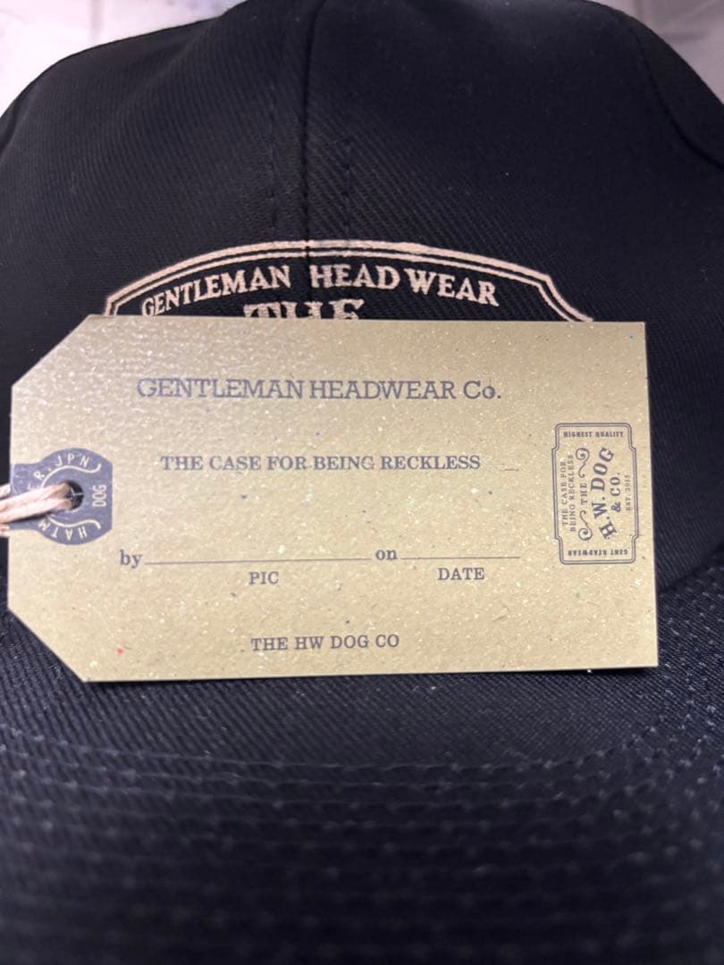 H.W.DOG & CO. ブラックキャップ