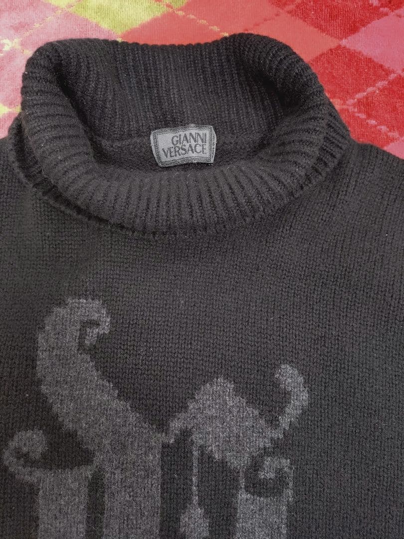 VERSACE カシミアニットセーター（XL相当）