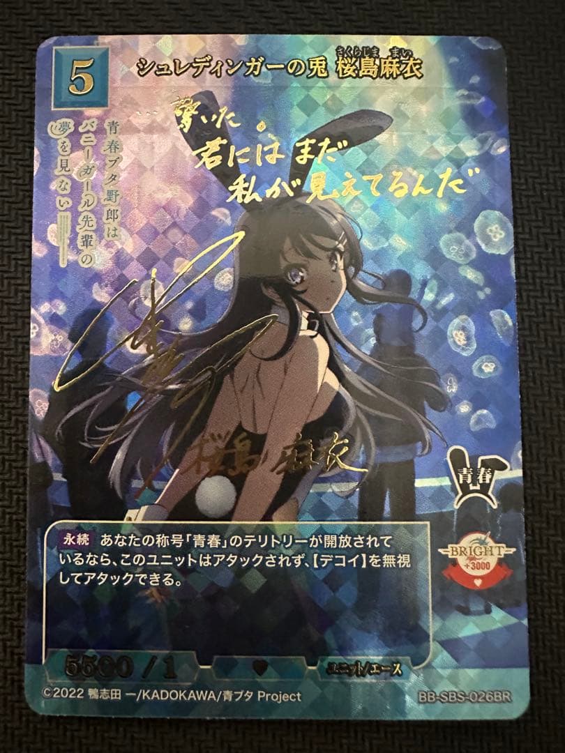 BR シュレディンガーの兎 桜島麻衣 ビルディバイドブライト 青春ブタ野郎