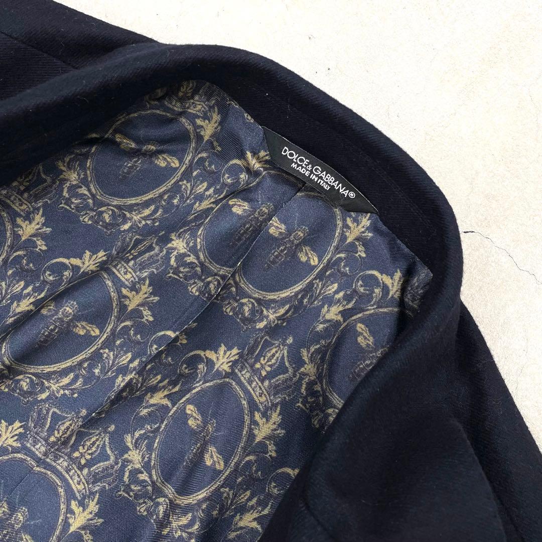 DOLCE & GABBANA ネイビー テーラードジャケット