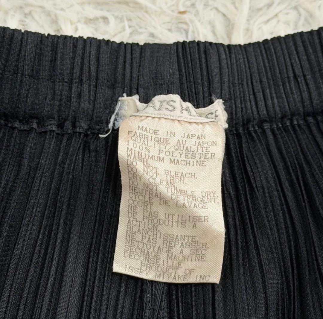 PLEATS PLEASE パンツ 黒 ブラック 3