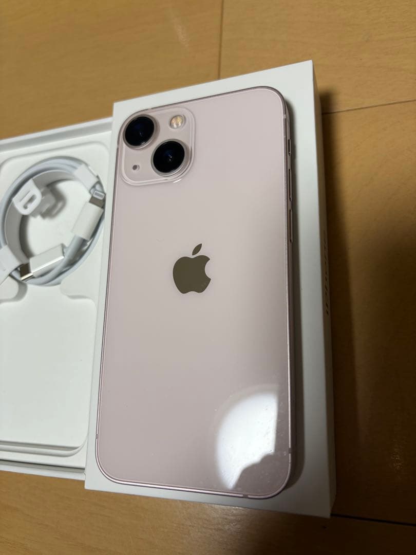 美品　Apple iPhone 13mini ピンク 本体+全ての付属品