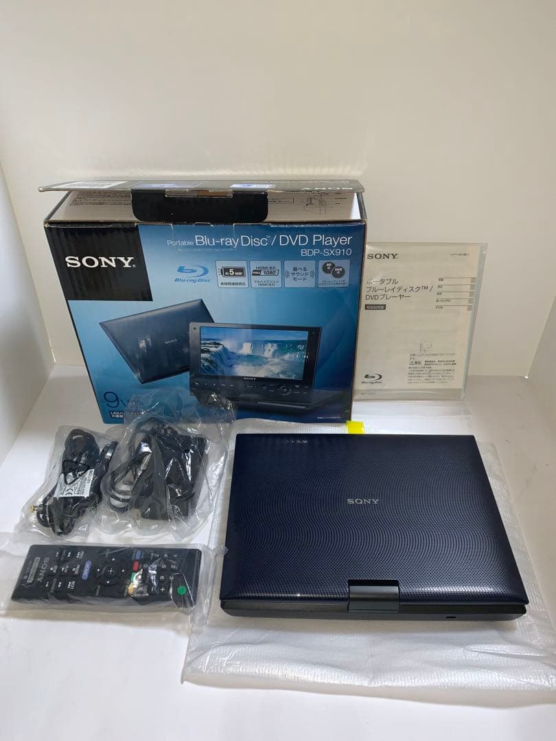 SONY ポータブルブルーレイ/DVDプレーヤー BDP-SX910 動作品
