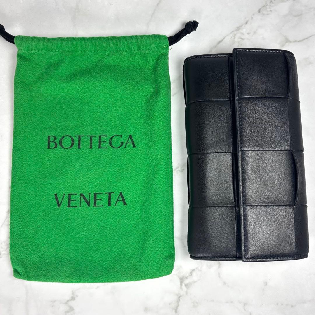 BOTTEGA VENETA 長財布 カセット ラージ フラップウォレット