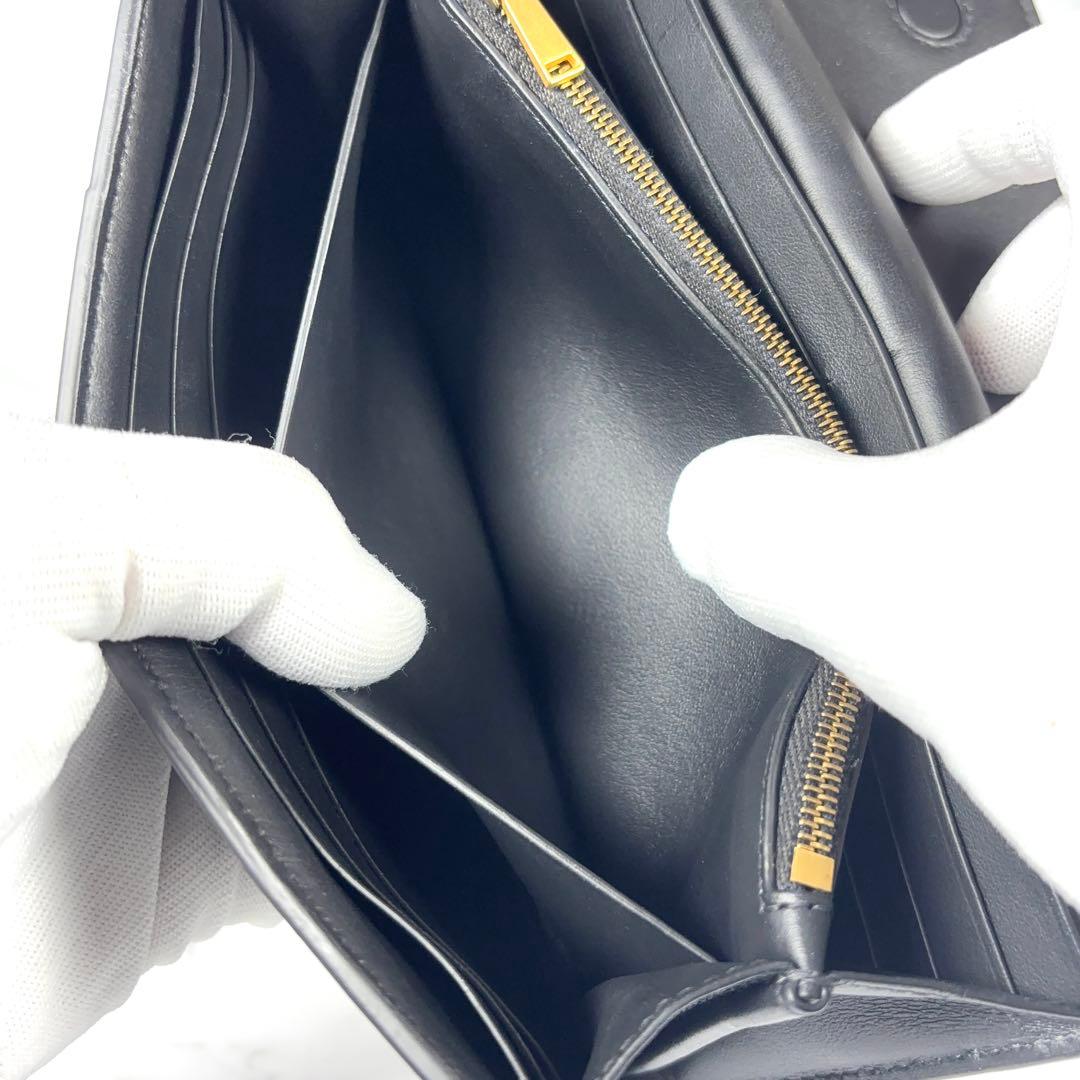 BOTTEGA VENETA 長財布 カセット ラージ フラップウォレット